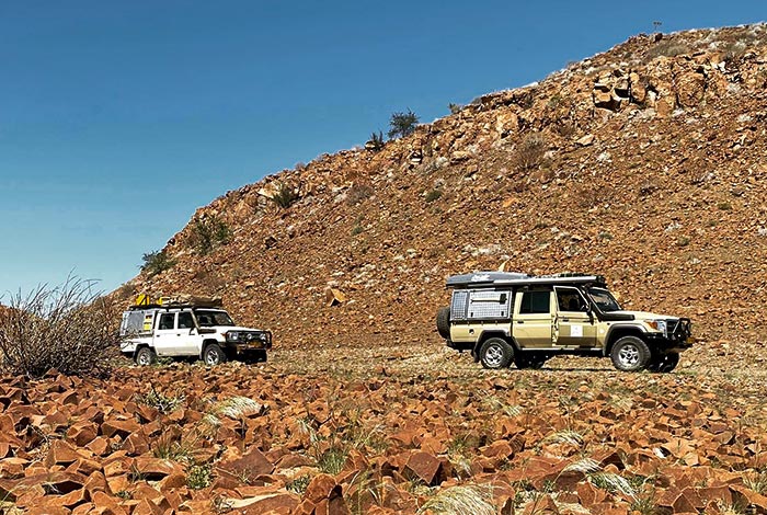 Tour del Kaokoland fuoristrada pesante-damaraland