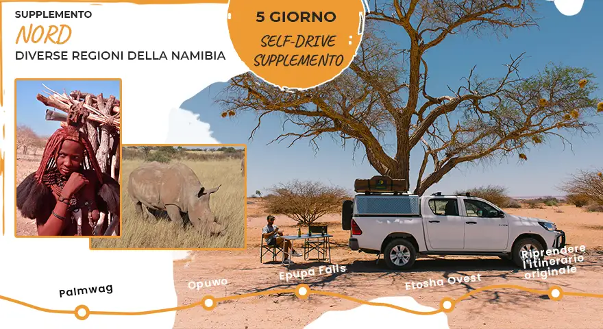 Namibia-Self-Drive-Safari-Supplemento-Nord